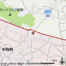 三重県四日市市小牧町808-4周辺の地図