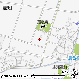 三重県桑名市志知周辺の地図