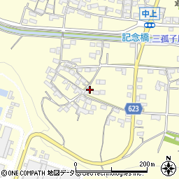 三重県員弁郡東員町中上1739周辺の地図