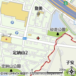 愛知県名古屋市緑区定納山1丁目2007周辺の地図