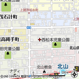 京都府京都市北区上賀茂松本町33周辺の地図