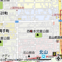 京都府京都市北区上賀茂松本町30周辺の地図
