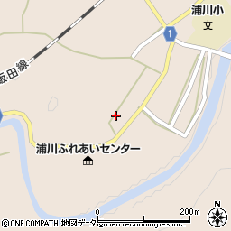 静岡県浜松市天竜区佐久間町浦川2736-12周辺の地図