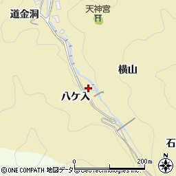 愛知県豊田市豊松町八ケ入周辺の地図