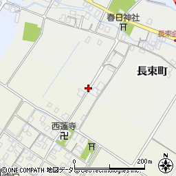 滋賀県草津市長束町周辺の地図