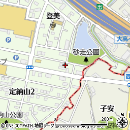 愛知県名古屋市緑区定納山1丁目2012周辺の地図