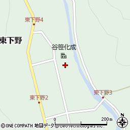 兵庫県宍粟市山崎町東下野169周辺の地図