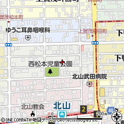 京都府京都市北区上賀茂松本町81-1周辺の地図