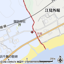 千葉県南房総市和田町花園8周辺の地図