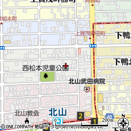 京都府京都市北区上賀茂松本町79周辺の地図