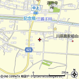 三重県員弁郡東員町中上1708周辺の地図