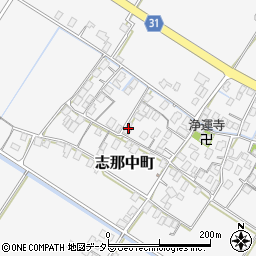 滋賀県草津市志那中町397周辺の地図