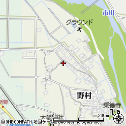 兵庫県神崎郡神河町野村345周辺の地図