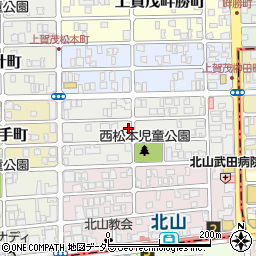 京都府京都市北区上賀茂松本町28周辺の地図