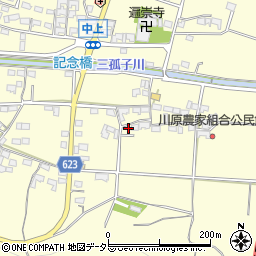 三重県員弁郡東員町中上1703周辺の地図