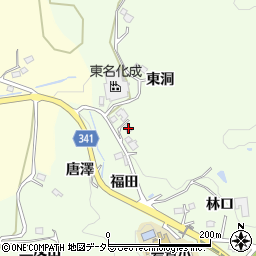 愛知県豊田市岩倉町福田8周辺の地図