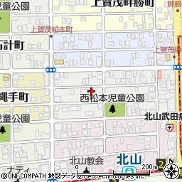 京都府京都市北区上賀茂松本町21周辺の地図