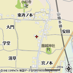 京都府亀岡市千代川町千原学堂周辺の地図