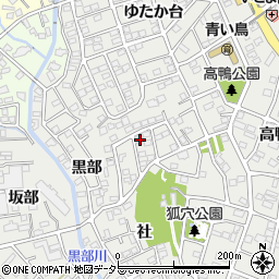 愛知県豊明市三崎町社4-8周辺の地図