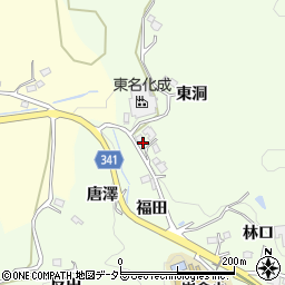 愛知県豊田市岩倉町福田6周辺の地図