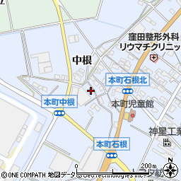 愛知県豊田市本町中根74周辺の地図