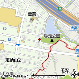 愛知県名古屋市緑区定納山1丁目813周辺の地図