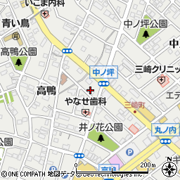 ファミリーマート豊明中ノ坪店周辺の地図