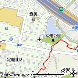 愛知県名古屋市緑区定納山1丁目814周辺の地図