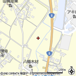 滋賀県野洲市三上周辺の地図