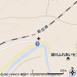 静岡県浜松市天竜区佐久間町浦川2349周辺の地図
