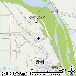 兵庫県神崎郡神河町野村393周辺の地図
