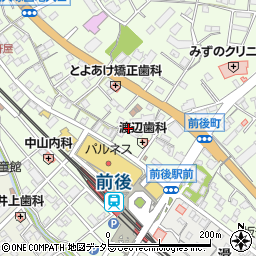 愛知県豊明市前後町善江周辺の地図