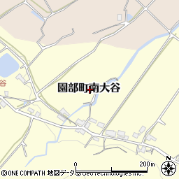 京都府南丹市園部町南大谷周辺の地図