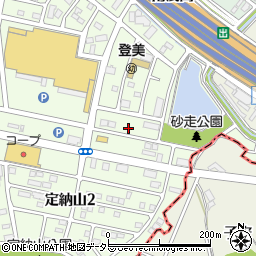 愛知県名古屋市緑区定納山1丁目816周辺の地図