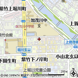京都府京都市北区紫竹上長目町3周辺の地図