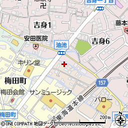 滋賀県守山市浮気町376周辺の地図