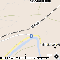 静岡県浜松市天竜区佐久間町浦川2350周辺の地図