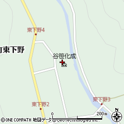 兵庫県宍粟市山崎町東下野137周辺の地図