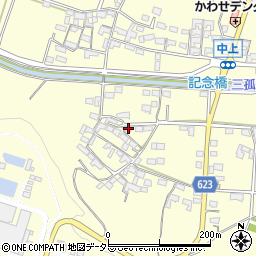 三重県員弁郡東員町中上1751周辺の地図