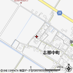 滋賀県草津市志那中町周辺の地図