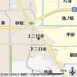 京都府亀岡市馬路町上三日市周辺の地図
