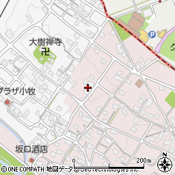 三重県四日市市小牧町971-2周辺の地図