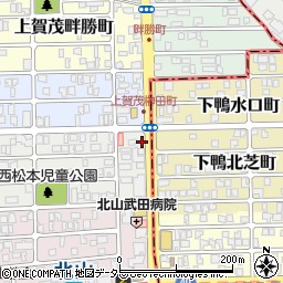 京都府京都市北区上賀茂松本町95-3周辺の地図