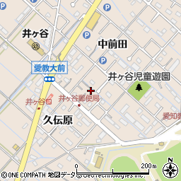 愛知県刈谷市井ケ谷町中前田87周辺の地図