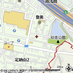 愛知県名古屋市緑区定納山1丁目805周辺の地図