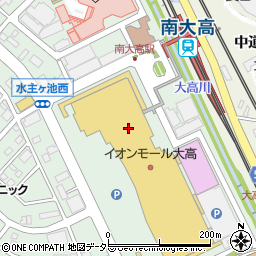 柿安口福堂　イオン大高店周辺の地図