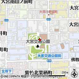 京都府京都市北区大宮西脇台町周辺の地図