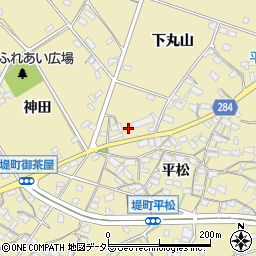 愛知県豊田市堤町下丸山5周辺の地図