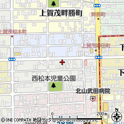 京都府京都市北区上賀茂松本町55-3周辺の地図