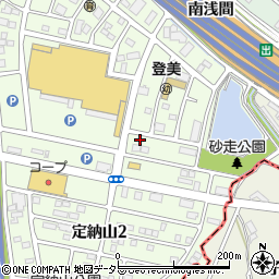 愛知県名古屋市緑区定納山1丁目802周辺の地図